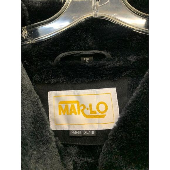 Marlo Artic Warmth Faux fur Black Jacket SZ XL - Picture 2 of 12